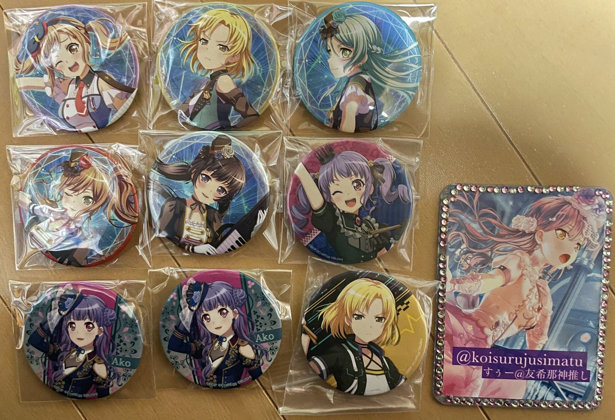 バンドリ 缶バッジ 譲渡 ・GBP缶バッジ400円 ・EoR缶バッジ200円 ・8th