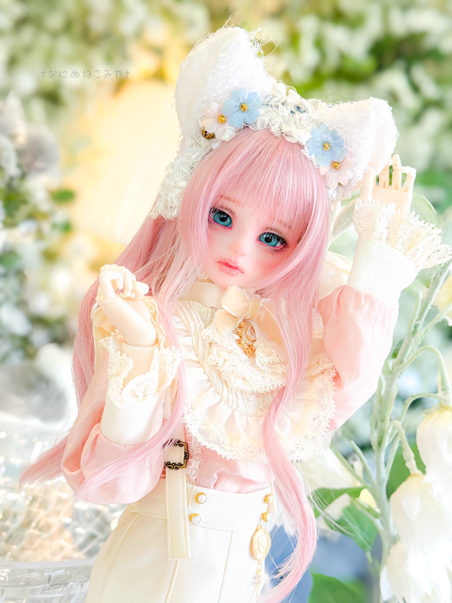 3月はこちらの7inchウィッグを受注予定です🫶 1/6ちゃんの見本写真も