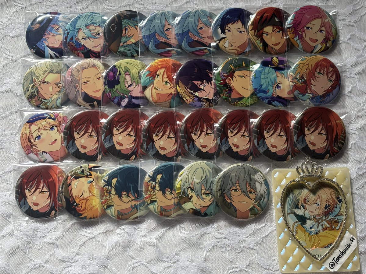 交換】あんスタ コレクション缶バッジ2026 Feb 譲→画像1.2 求→画像3