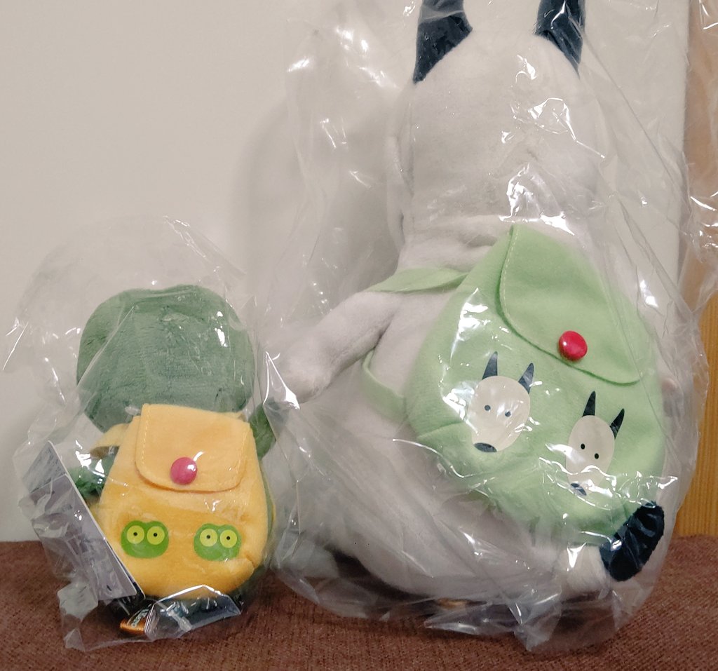 少し前ですが バムとケロのぬいぐるみ 初お迎えしました。リュック