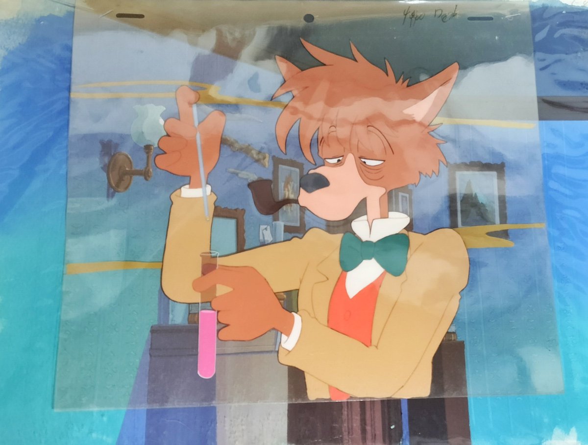 これは名探偵ホームズのセル画です(一部) 懐かしいですなあ