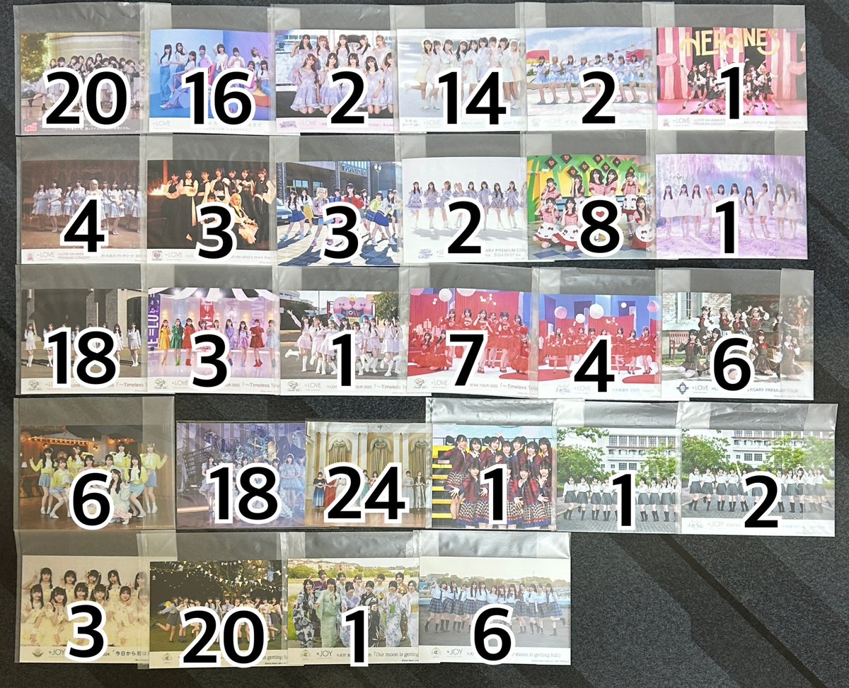 LOVE イコラブ ≠ME ノイミー ≒JOY ニアジョイ抽選会 参加賞 生写真