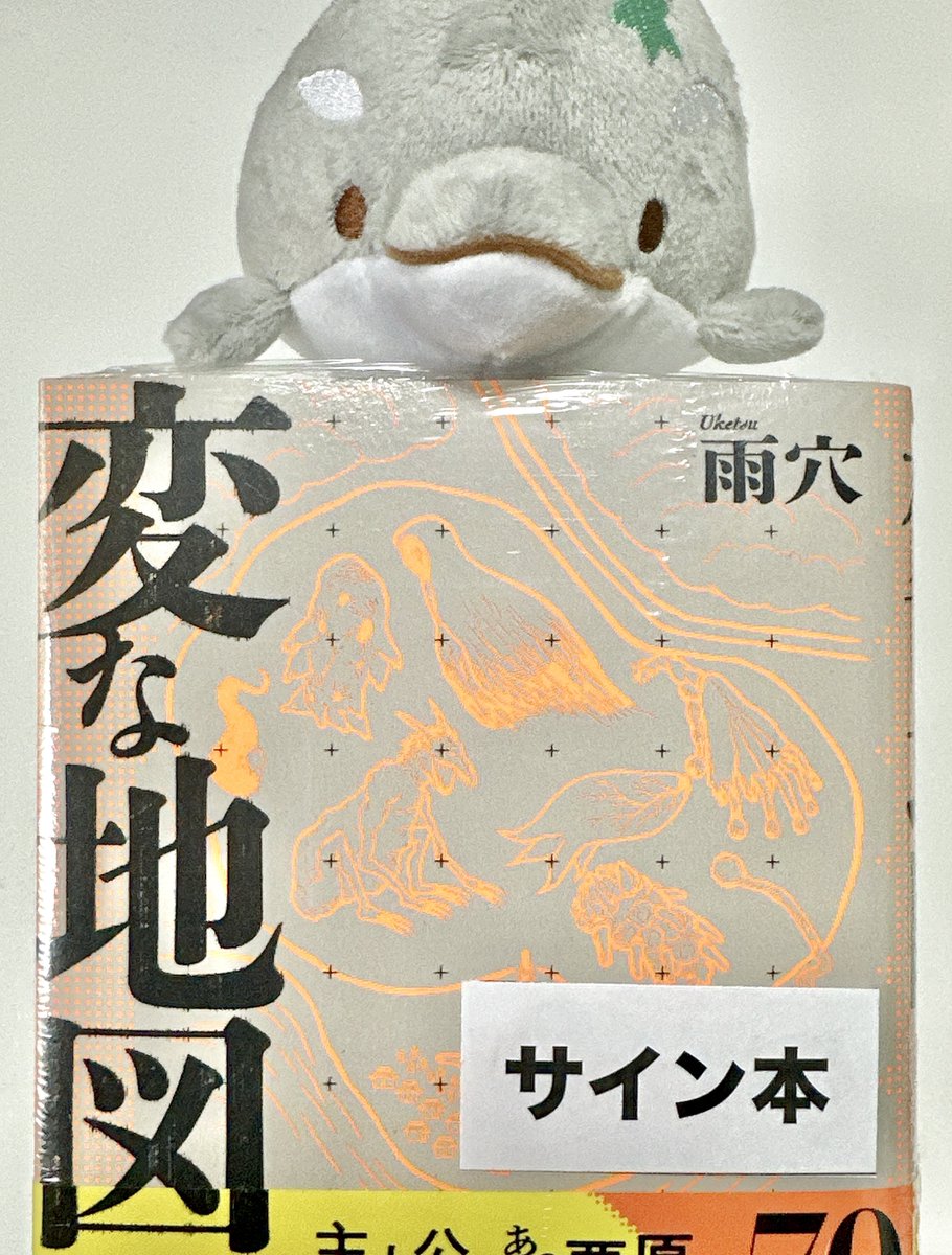 RT @46hCz: 変な地図。雨穴さんのサイン入り本を発見してしまい、衝動