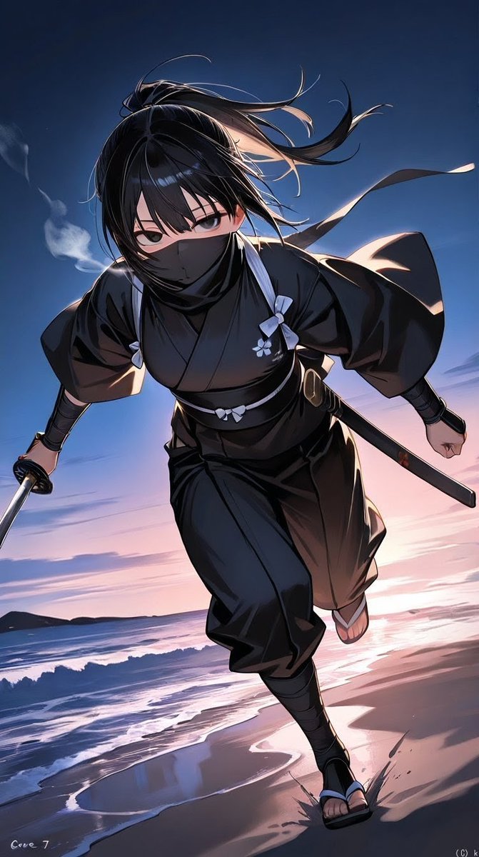 忍者タグボツ絵その2。 悪くないけど、服装とかに忍者としてのケレン