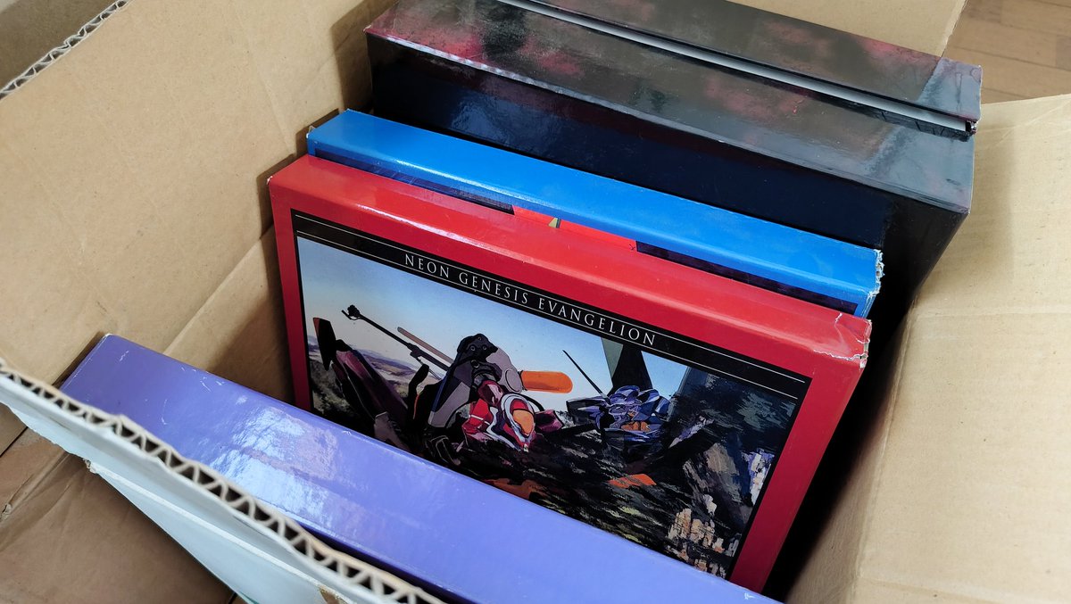 エヴァが多いんだよな…(⁠^⁠^⁠; #レーザーディスク