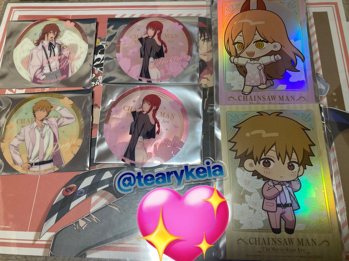 チェンソーマン デンジ 東急ホテルズ アクリルコースター チェンソー