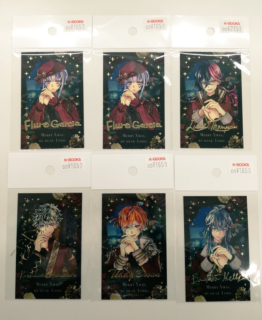 入荷情報】 悪魔執事と黒い猫🐾 クリスマスチェキ(箔押し)が入荷いたし