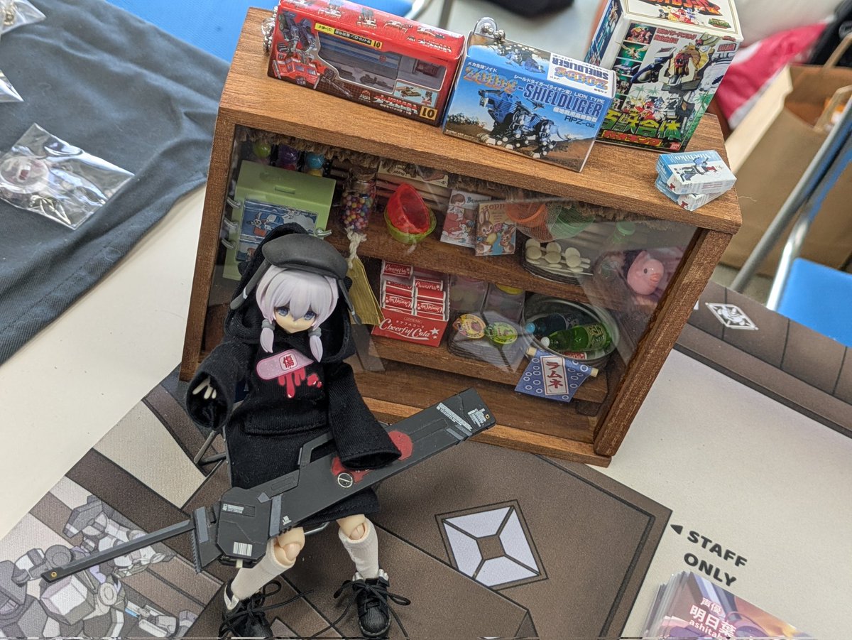 ボイボ寮祭 もち子さん公式、ボイボ-13にて設営完了‼️ 声優 明日葉