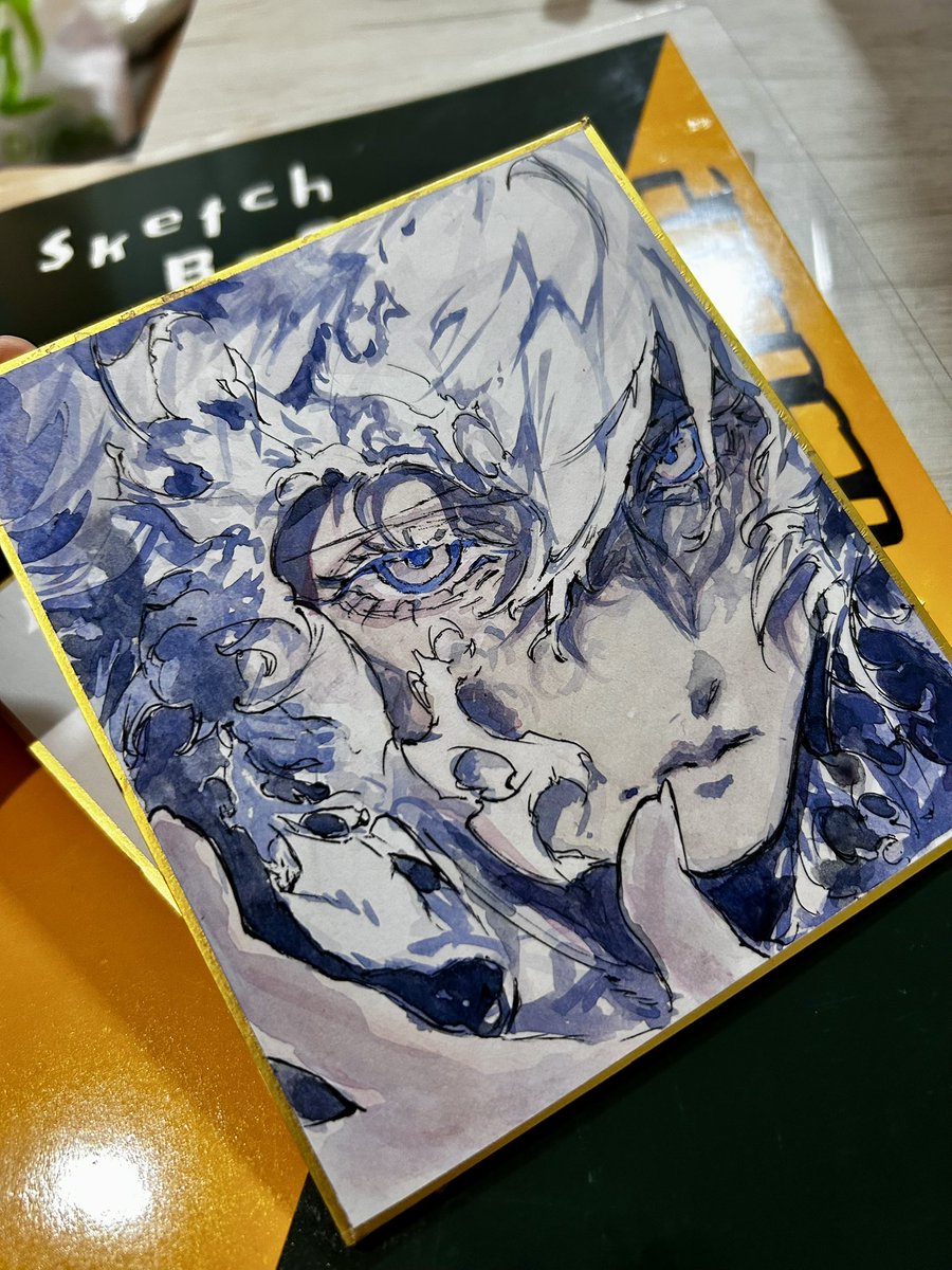 こんな感じの色紙持っていきます！