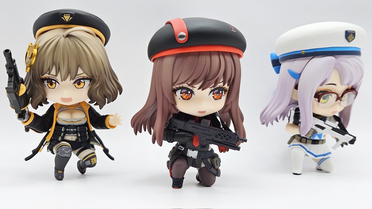 ようやく並べられた！カウンターズ！ #ねんどろいど #勝利の女神 #NIKKE