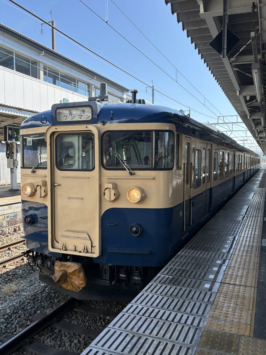 今回は，2種類の115系に乗れました！