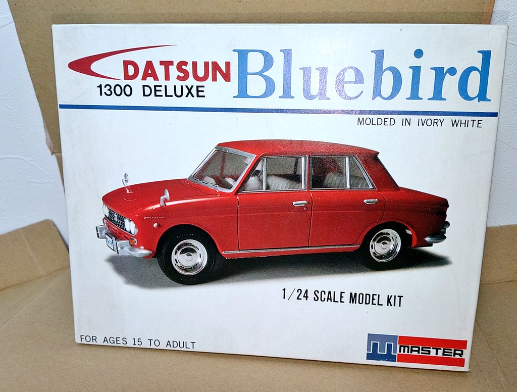 懐かしい廃盤プラモデル出てこいや 日東マスター 1/24 Datsun Blue