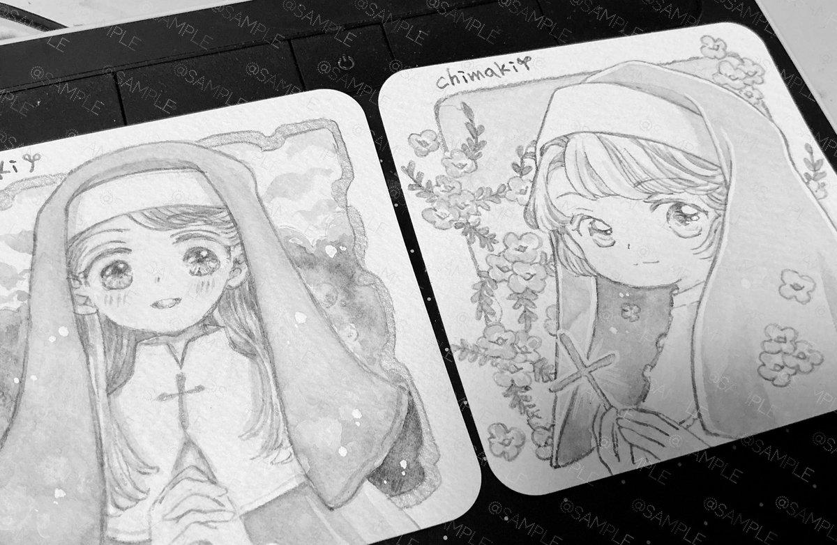 追加で2枚。今日はここまで。色数少無く…は苦手だった💦