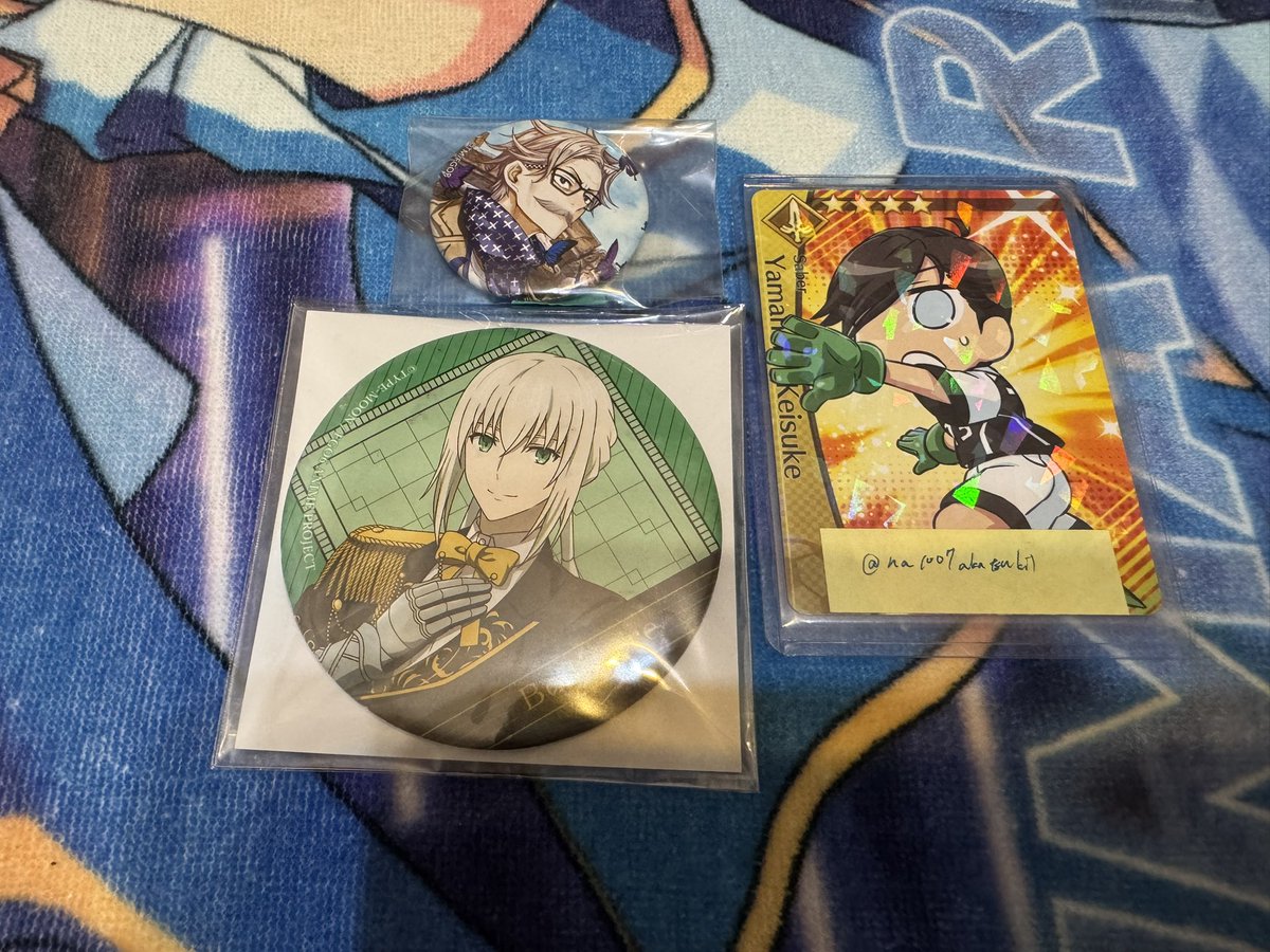 譲渡】FGO 霊基缶 ココス 缶バッジ 譲)ベディヴィエール モリアーティ