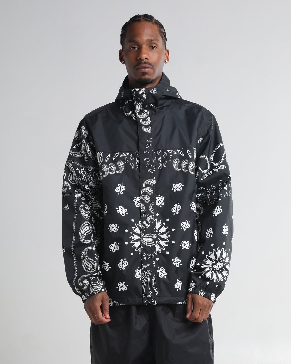 SHAKA WEAR/シャカウェア 】 Windbreaker Jacket🆕 ペイズリー柄を使用