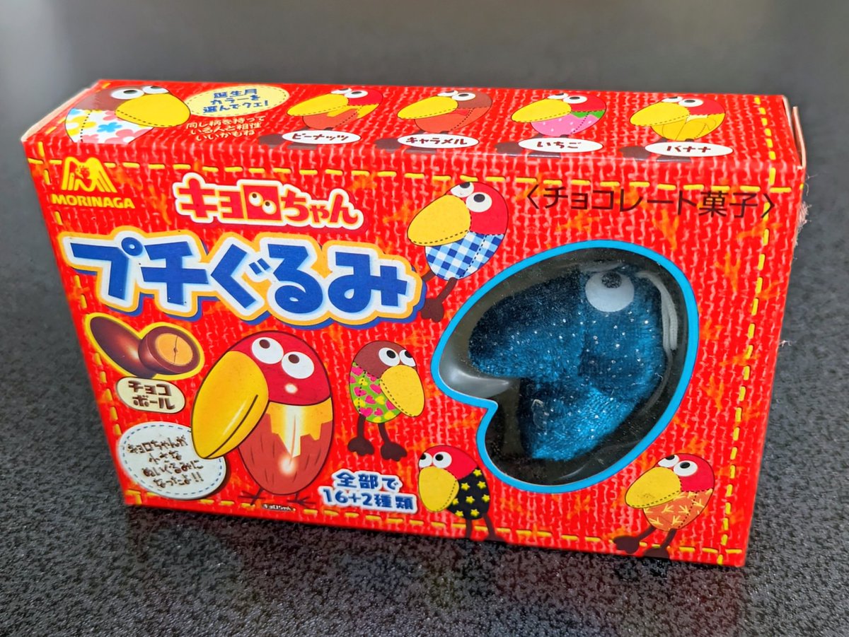 今朝、探し物をしていたら、普段はほとんど見ない所にキョロちゃんの