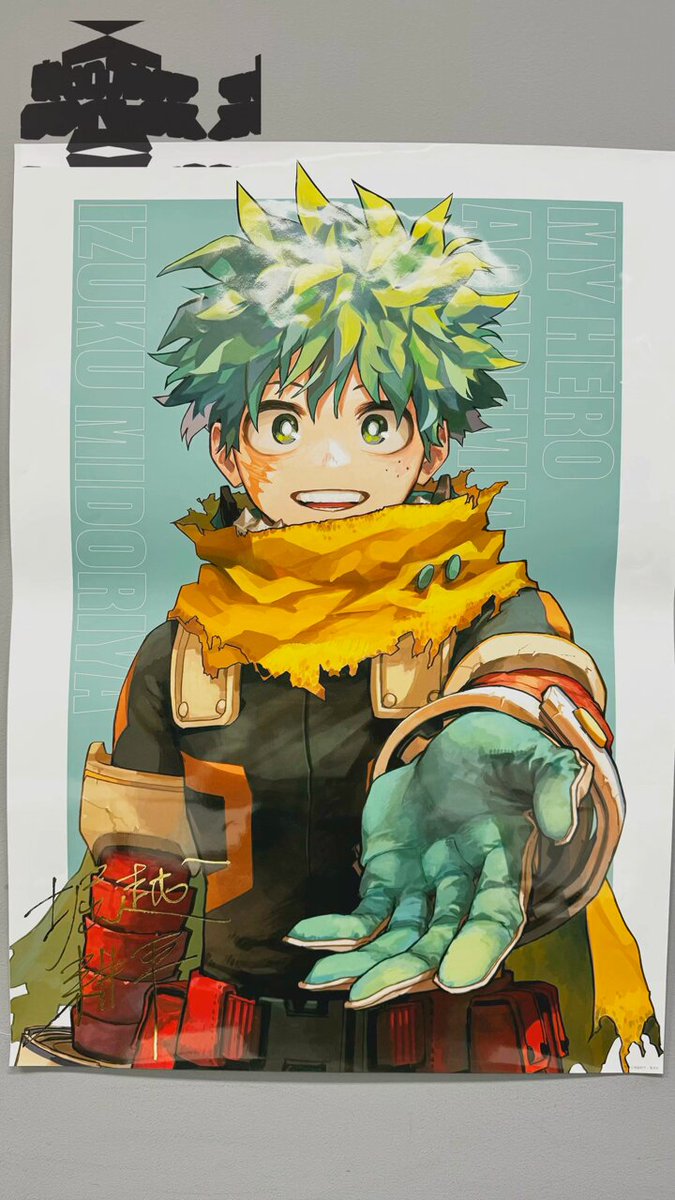 少年ジャンプ ヒロアカ 僕のヒーローアカデミア 轟焦凍 リッチポスター