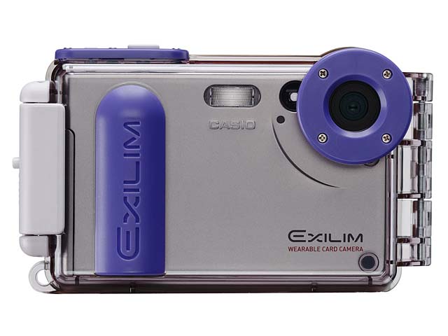 カシオ、防水ケース付きのEXILIM EX-S2