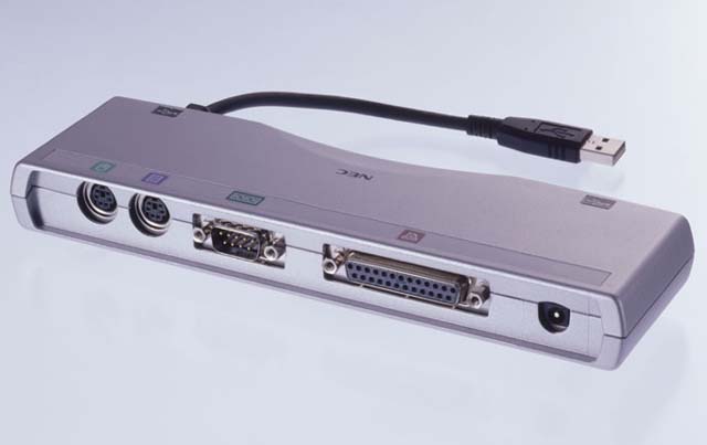 NEC、横スクロールが可能な光学式USBマウスと、USB拡張ポートバー