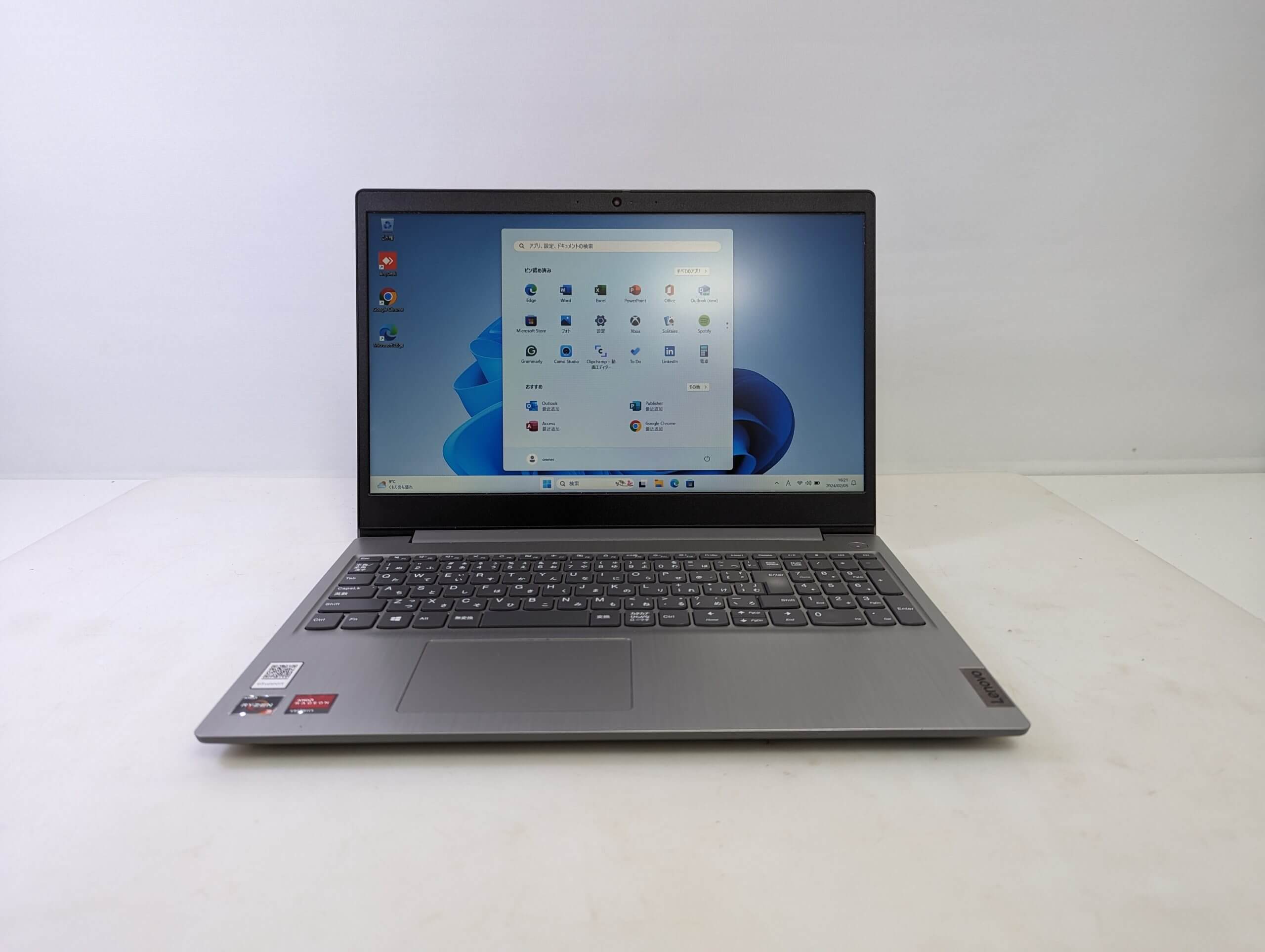 15.6インチ✨高速RyzenCPU💕高級感のシルバー】Lenovo Ideapad 3