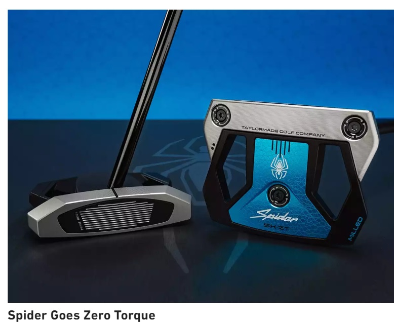 ゼロトルクテクノロジー テーラーメイドが待望のスパイダーZTパター