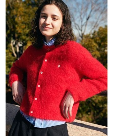 シャギーニット ショートカーディガン WOMEN | [公式]Gymphlex（ジム