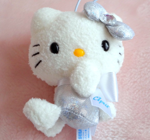 キティ 誕生石 プチマスコット パール ハローキティ、誕生石プチ