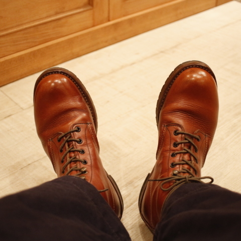 長らく履いてる「REDWING 9022」ブリックセトラー : Shoe Care & Shoe