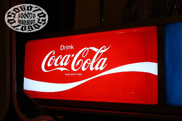 1970s コカコーラ/ファンタ 電飾看板 : アンティークショップ