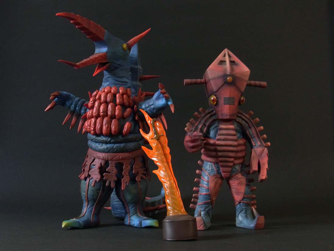 火炎人 ファイヤー星人」エクスプラス 少年リック 大怪獣シリーズ