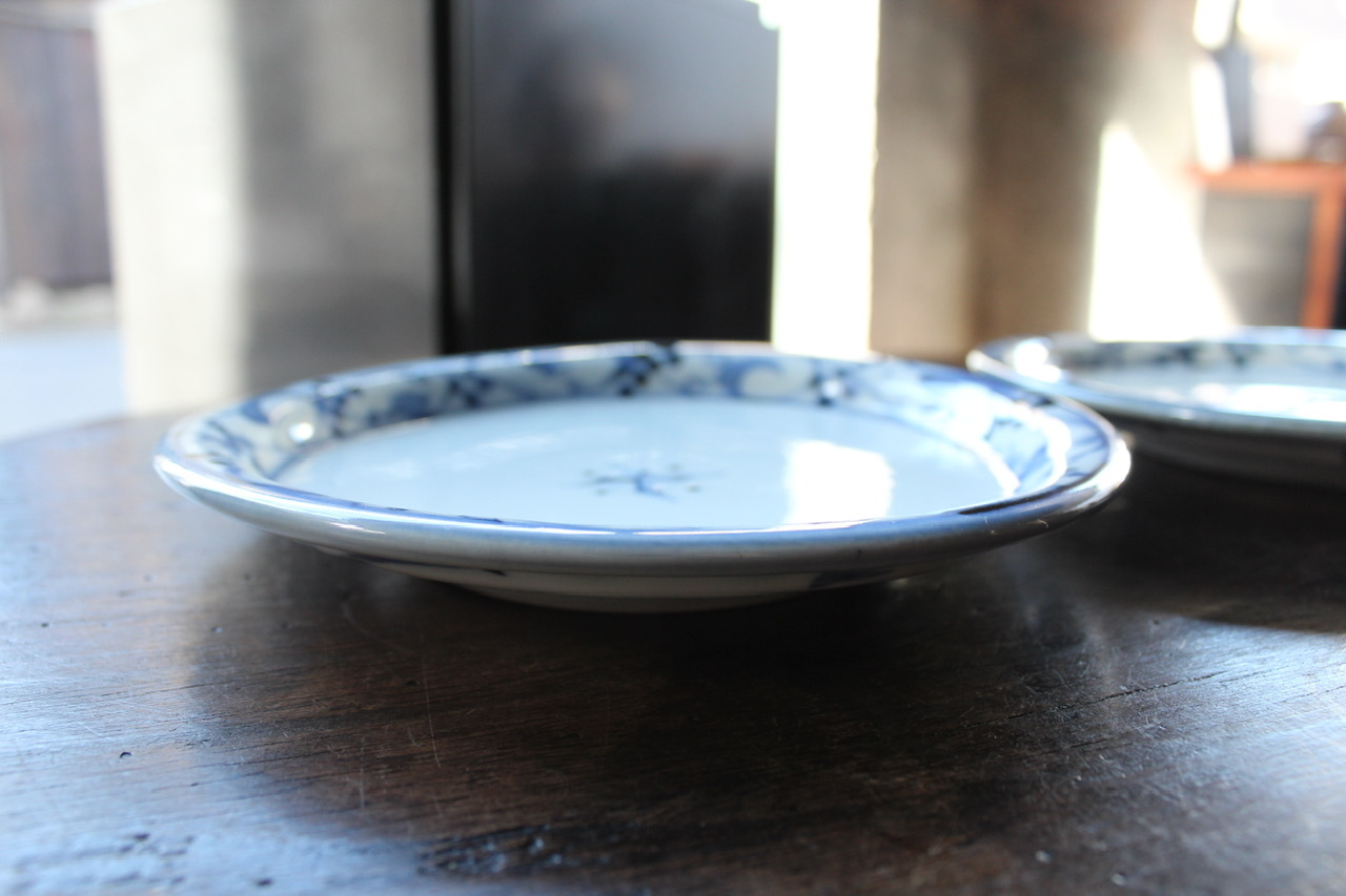 半泥子仙鶴窯(廣永窯) 中皿 3種類 : うつわや釉