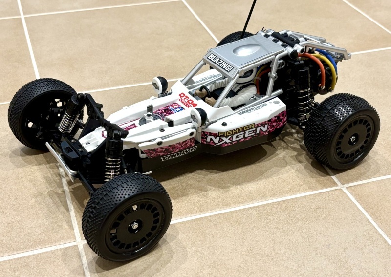 タミヤ1/10RC DT-04 ファイターネクスジェン 少し塗装 : Black Fantom