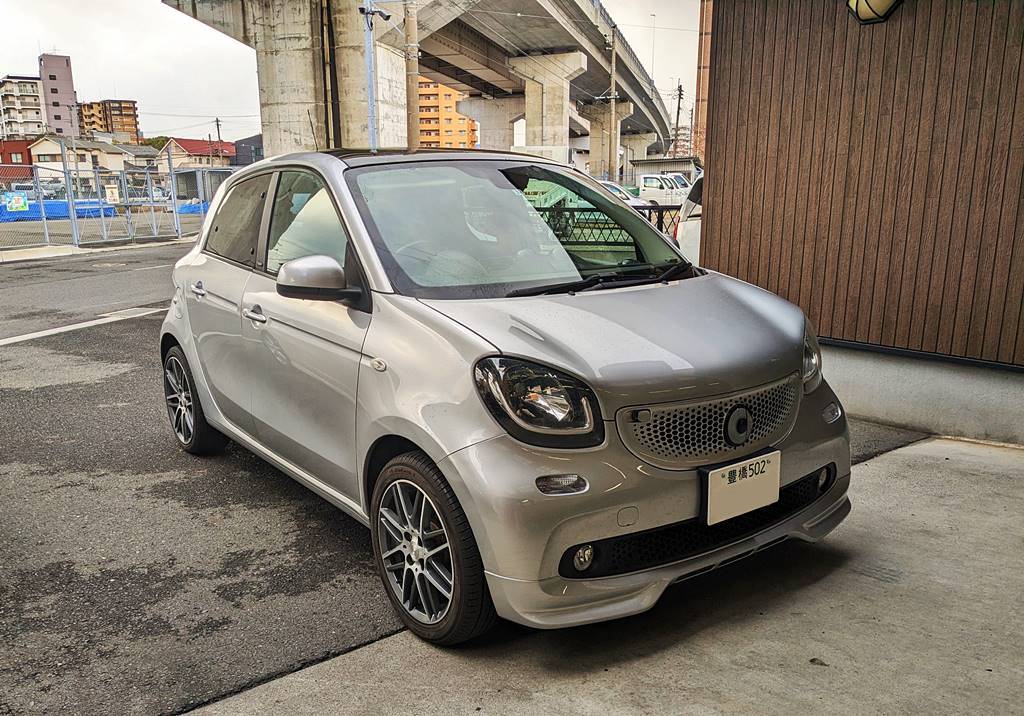 スマートフォーツー453・451ブラバス純正パドルシフトスマート