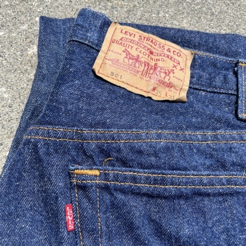 1987年製 USA製 リーバイス501 ハチマル 濃紺 ジーンズ 実寸W33 L28.5
