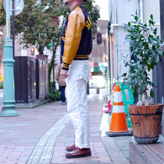 1970s~ Delong Varsity Jacket Size 42 / デロング スタジャン