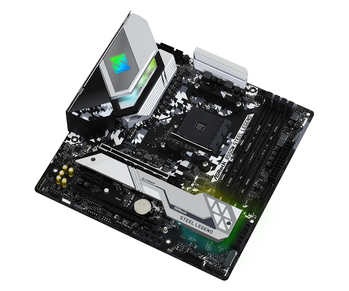 For ASROCK B550M Steel Legend Motherboard AMD AM4 DDR4 M-ATX