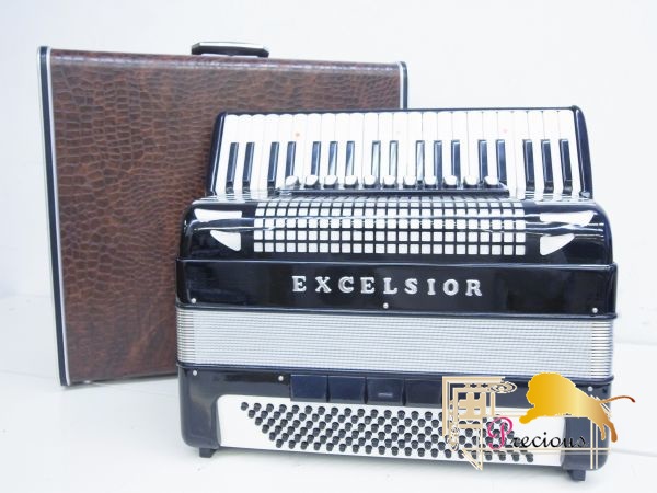 アコーディオン 1320E 185 69 41鍵120ベース ブラック【EXCELSIOR
