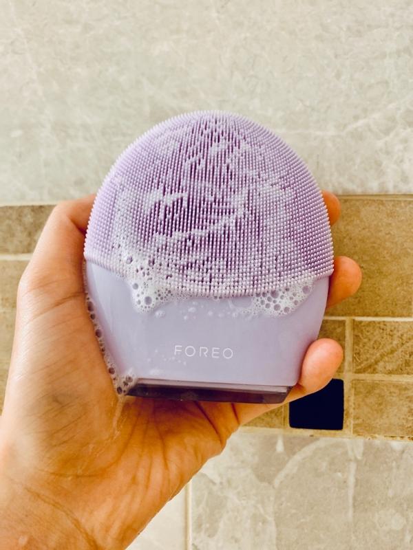 新品未使用 FOREO LUNA 3 パープル ケース破損 新品未使用 FOREO LUNA