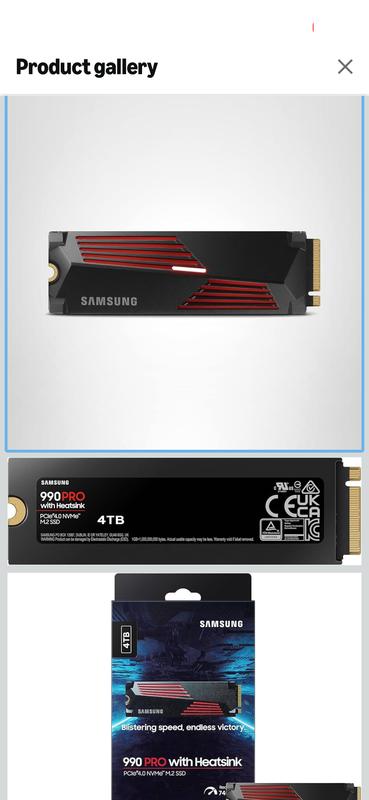 2TB SSD NVMe™ w/ Heatsink - 990 PRO | Samsung US