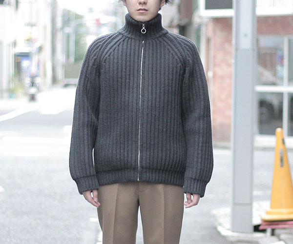AURALEE SUPER MILLED RIB KNIT ZIP BLOUSON | andPheb Staff Blog