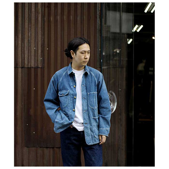 orSlow オアスロウ デニム ユーズドウォッシュ カバーオール 1950'S