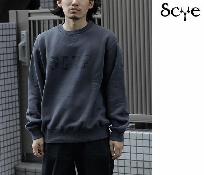 SCYE サイ フリースバックジャージー スウェットシャツ Fleece Back
