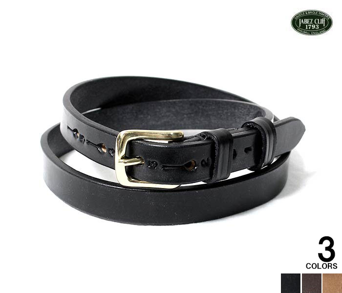 ジャベツクリフ JABEZ CLIFF レザーベルト 20mm ステアアップ STIRRUP