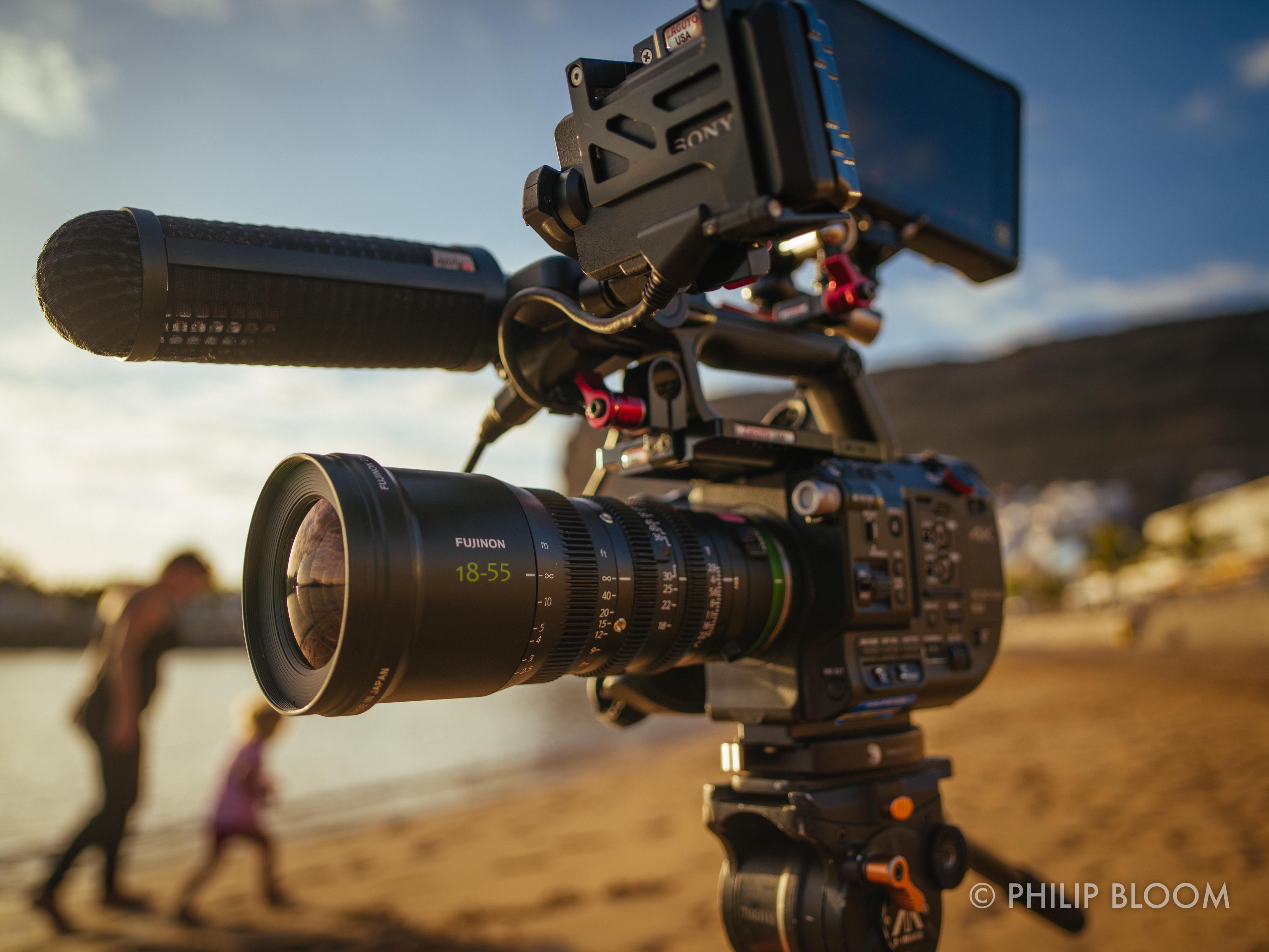 Fujinon MK 18-55mm T2.9 E-mount cine lens. First footage and