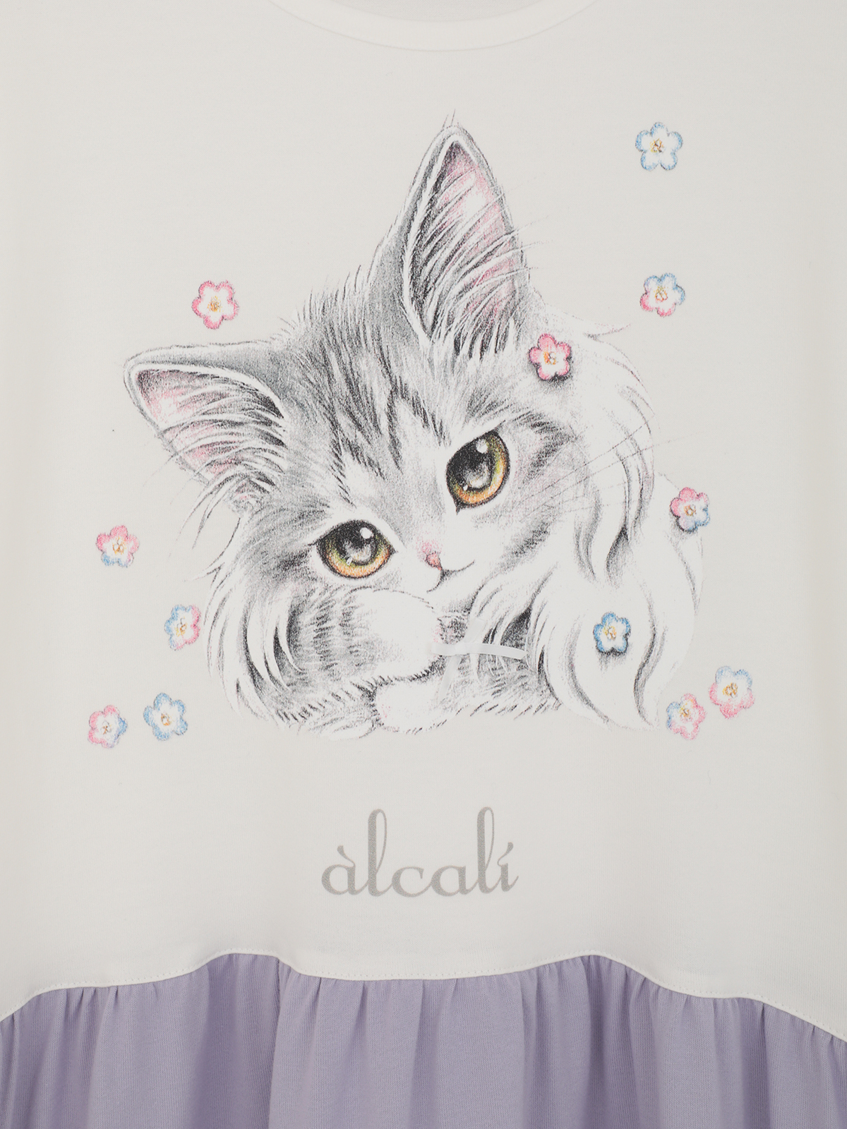 alcali x のこねこ」コラボプリントワンピースB｜ピンクハウス