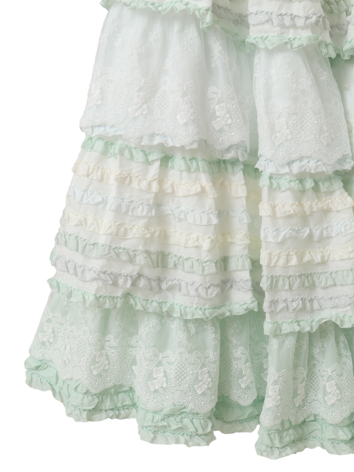 あじさいグラデーションフリルスカート｜ピンクハウスオフィシャル