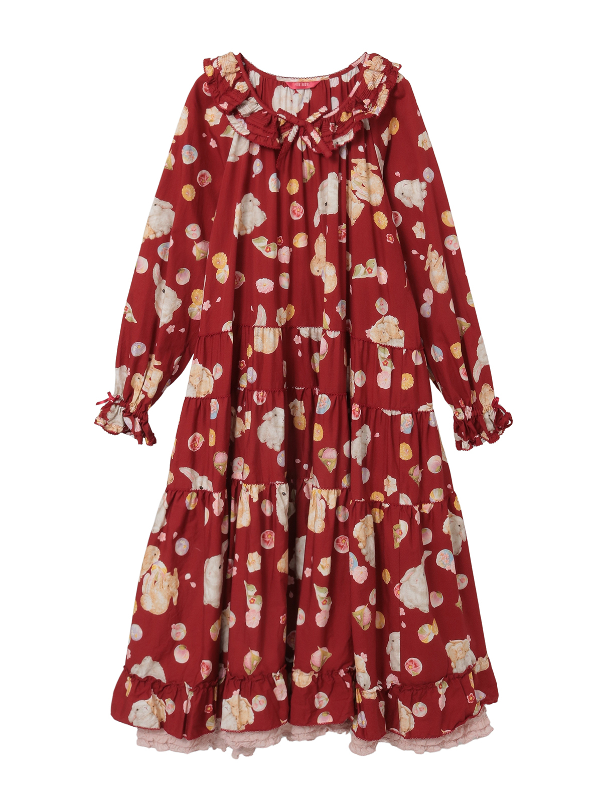 幸見うさぎプリントミディワンピース｜ピンクハウスオフィシャル