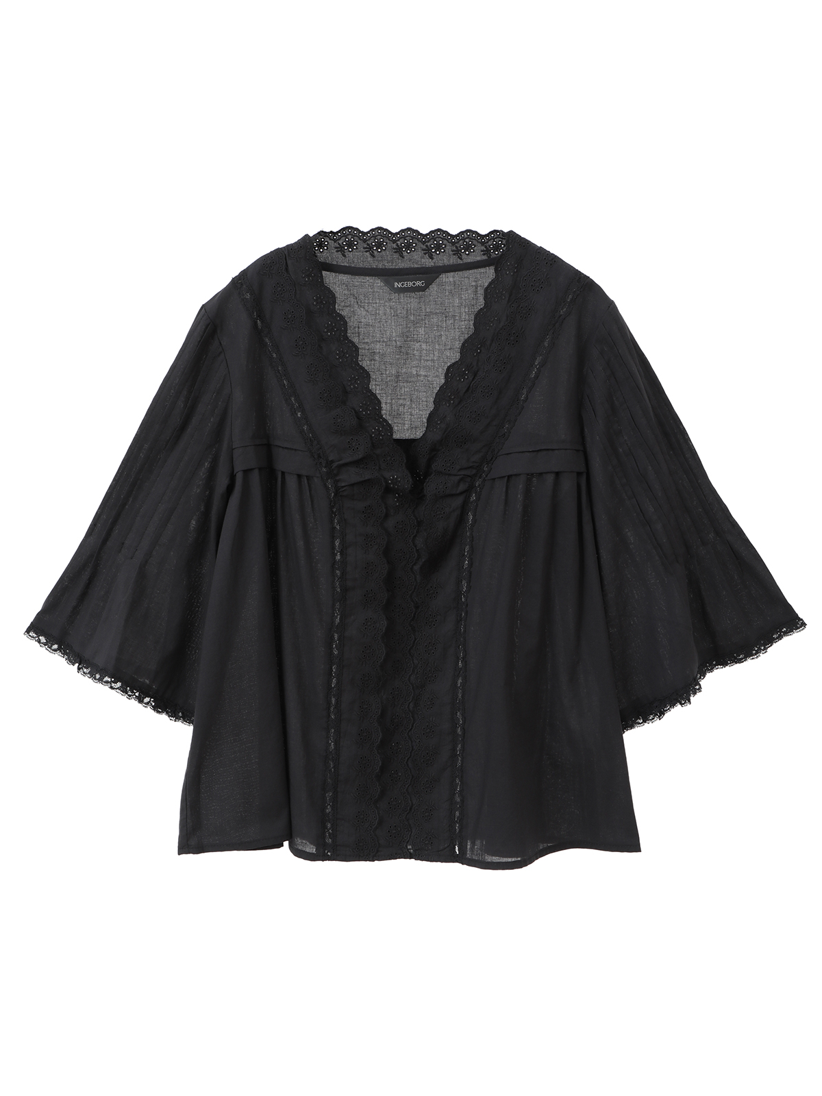 レース使いコットンローンブラウス｜ピンクハウスオフィシャル