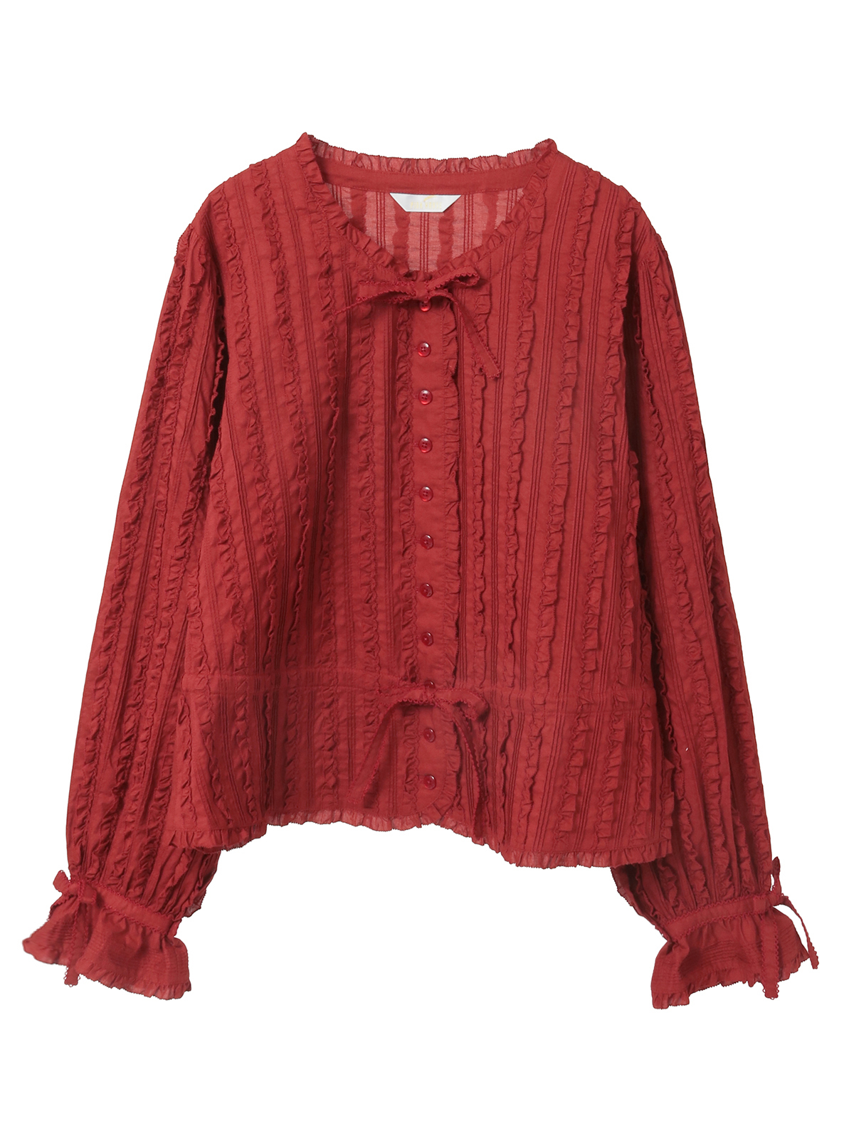 フリル使いローンブラウス｜ピンクハウスオフィシャルオンラインストア