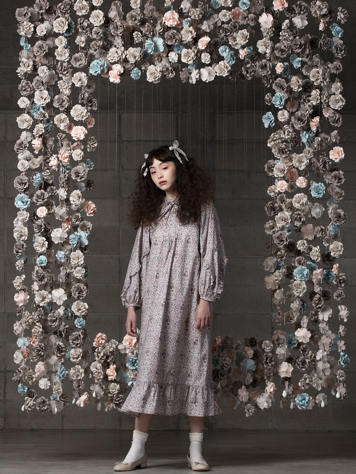 ダマスクキャットptリボンカラーワンピース｜ピンクハウスオフィシャル